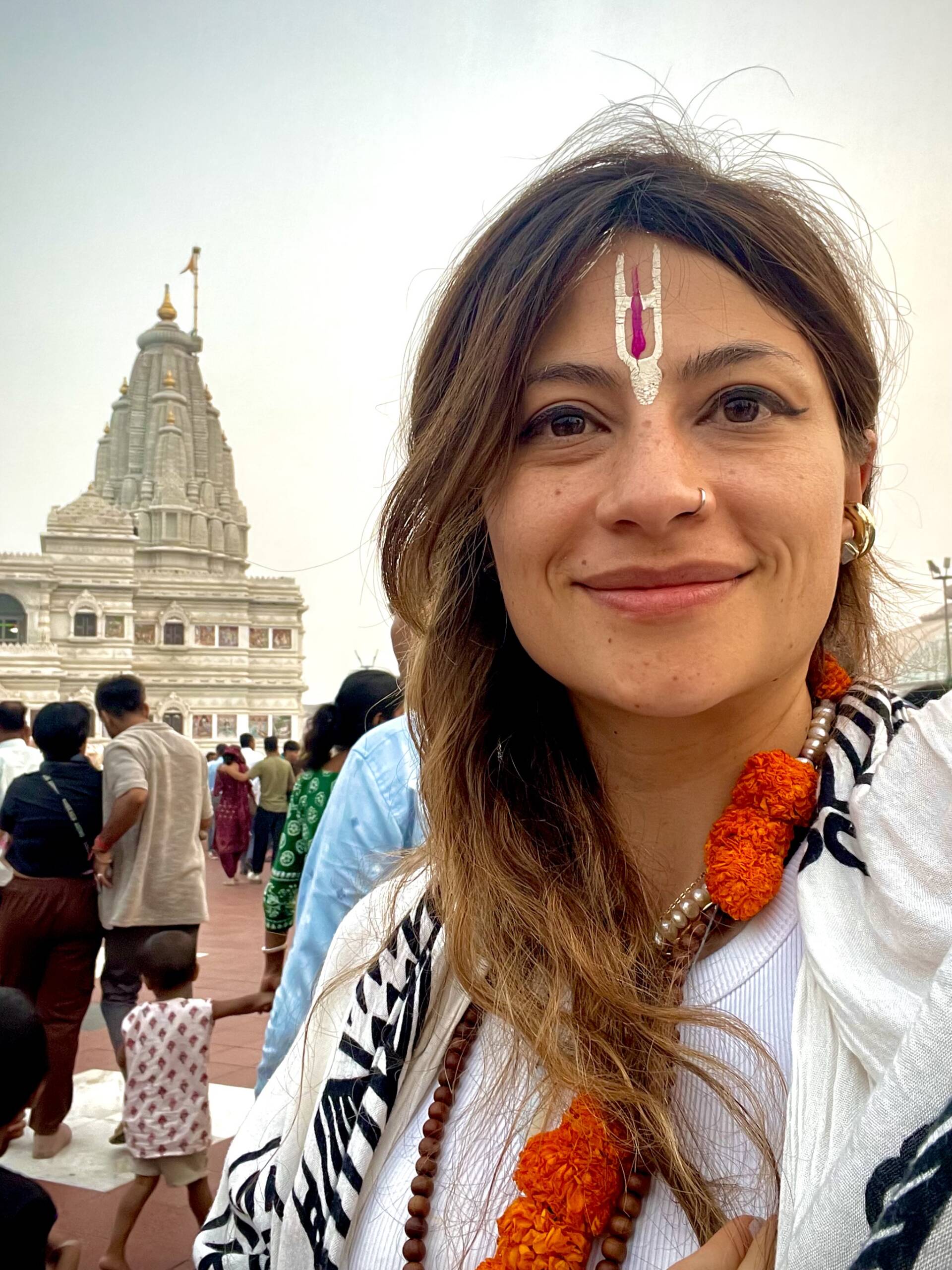 Angélica Castro en Nepal